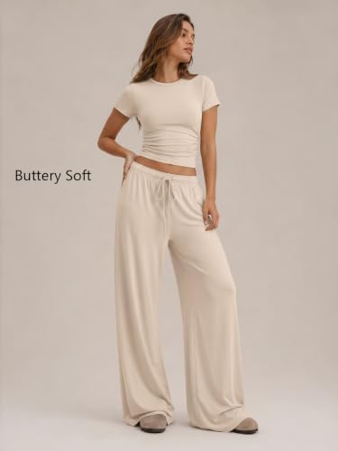 Trendy Queen Women's 2 Piece Matching Summer Lounge Set with Pockets - Image 2