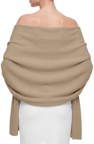 Women's Pashmina Shawl Wraps Evening Dress Elegant Scarf Wedding Knit Cape by Unknown