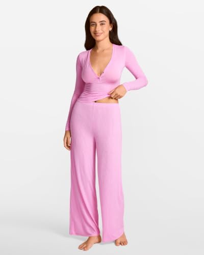 Natrelax Modal Ribbed Pajamas Pants - Image 4
