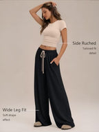 Trendy Queen Women's 2 Piece Matching Summer Lounge Set with Pockets - Image 3