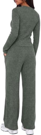 RUMIA Lounge Sets for Women Fall Outfits Sweater Cozy 2 Piece(S-2XL) - Image 4