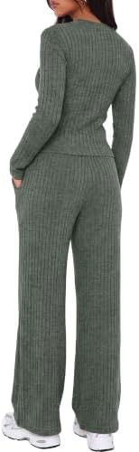 RUMIA Lounge Sets for Women Fall Outfits Sweater Cozy 2 Piece(S-2XL) - Image 4