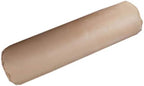 PU Leather Waterproof Long Bolster Cervical Pillow Round Roll Cylinder Bolster Neck Pillow Waist Back Pillow Creative Feet Support Cushion (Khaki, 18×50cm) by Unknown