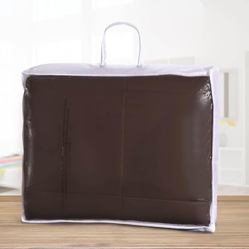 SUPERIOR All Season Down Alternative Comforter, Full/Queen, Chocolate - Image 5