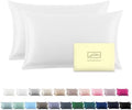 Suatien Mulberry Silk Pillow Cases 2 Pack Queen Size, White by Suatien