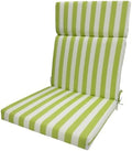 Outdoor Indoor Water Resistant Seat Cushion Backrest Back Deep Chair Cushion for Patio, Lawn, Camping, Beach, Picnic, Travel, Office, Sofa, Chair by Gujuja