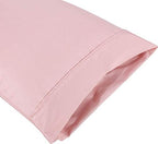 Trend Bedding Mart Oversize Pillow Case - Extra Large Fits Fluffiest Pillows, Extra Tall Pillowcase - Luxury 100% Egyptian Cotton 600 Thread Count (King, Blush/Rose Pink) - Image 5