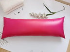 2pcs PU Waterproof Pillowcases with Zipper Pillow Protectors, Dust Proof, Grease Proof, Dog Proof, Extends Pillow Life, Utility Patent Body Pillow Covers, Beddings (Body(20"*54"), Rose Red) - Image 2