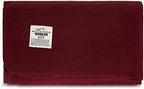 Lodge Twin Blanket - 80% Recycled Wool - Buffalo Plaid - Warm Throw Blanket - Thick - Washable - 65W x 90L - Burgundy - Image 2