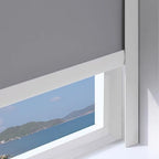 2Pcs Blackout Window Shade Light Blockers, 110-220CM Adjustable Light Gap Strips for Home Theater, RV, and Bedroom, White Color, 55cm/21.7inch Each,White 2pcs,55cm/21.7inch by Unknown