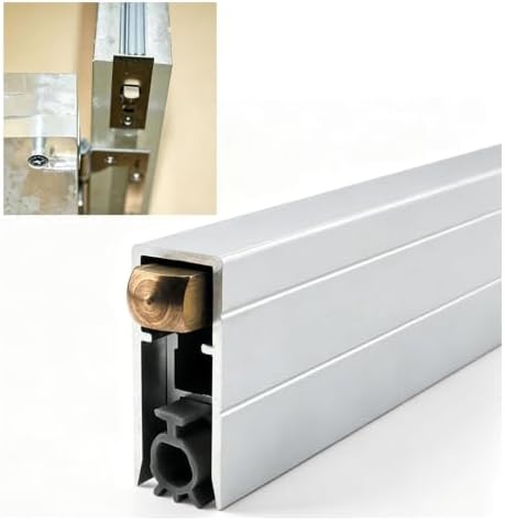 Automatic Door Bottom Seal, Recessed Drop Down Door Sweep Aluminum by Unknown