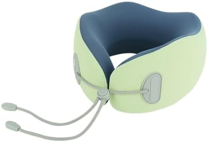 QUQUQ Travel Neck Pillow for Sleeping U-Shaped Neck Pillow Portable Nap Support Airplane Comfortable(Green) by Unknown