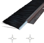 2-Pack Retsun Door Brush Seals, 39.37" L x 2.5" W, Total 6.56 ft by HOME
