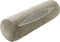 Neck Roll Pillow Case Cover Only - Cervical Pillowcovers with Zipper Cylinder Soft Bolster Pillowcases for Cylindrical Cushion(20,2pcs:110x12cm/43x5) by Unknown