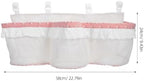 Crib Hanging Organizer Bag, Three Pocket Bedside Storage Caddy - Image 2