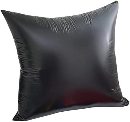 BECKCOVERWaterproof Pillow Protector with Zipper Enclosure,PU Material,Soft,Stain-Resistan,Pet-Proof,Square Pillow Cover,2-Pack (Euro(26"*26"), Black) by BECKCOVER