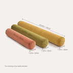 Body Pillow for Adults,Long Round Pillow,Big Cylindrical Pillow,Large Full Bolster Pillows for Side Sleepers (Honey Yellow, 39.37"*7.87") - Image 3