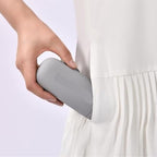 QUQUQ Travel Neck Pillow for Sleeping Press-to-inflate U-Shaped Pillow Portable Travel for Office Naps Comfortable(Grey,1pcs) - Image 3