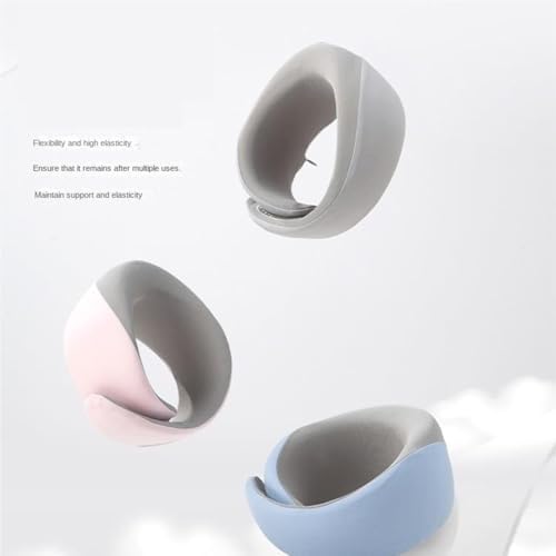 QUQUQ Travel Neck Pillow for Sleeping Supportive Neck Brace U-Shaped Airplane Pillow Portable Travel Comfortable(Grey) - Image 5