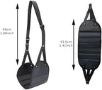 Foot Hammock for Plane Travel 8PCS Adjustable Plane Foot Rest - Portable Hammock, Long Flight Use(Blue) - Image 3