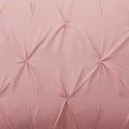 5 Piece Comforter Set Bed in a Bag Ombre Pintuck Design All Season Soft Down Alternative Bedding Comforter Set & Luxurious Matching Bed Sheets & Pillow Sham, Ombre Pintuck Blush, Twin - Image 6
