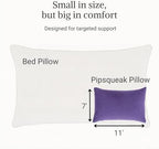 Pipsqueak Travel Pillow - Small, Mini, Tiny - 11 x 7 in, Microfiber - Image 2