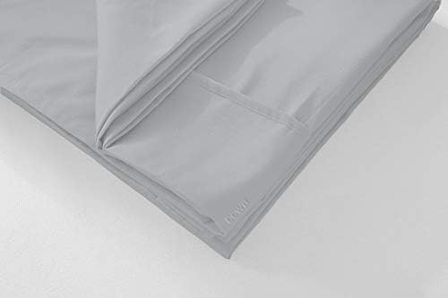 Trend Bedding Mart Oversize Pillow Case Extra Large Fits Even The Fluffiest Pillows Including The Pancake Pillow Extra Tall Pillowcase Luxury 100% Egyptian Cotton 600 Thread Count(King, Silver) - Image 3