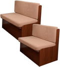 KRFOONN RV Dinette Cushion Covers Stretch Camper Cushions Cover, Brown by KRFOONN