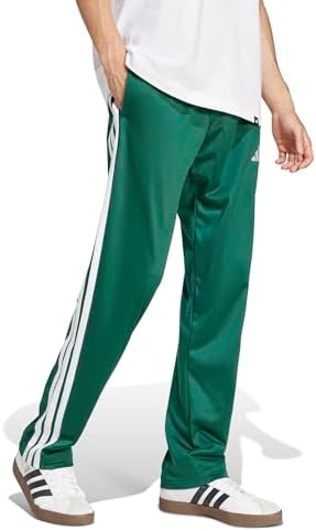 adidas Mens Dayready Open Hem Tracksuit Bottoms Casual - Black - Image 2