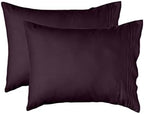 Elegant Comfort 4-Piece Solid Smart Sheet Set-Deep Pocket Fitted Sheet with Side Storage Pockets-Silky Soft 1500 Thread Count Egyptian Quality Microfiber, Wrinkle and Fade Resistant, Queen, Purple - Image 5