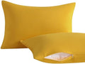 NTBAY Toddler Pillows with Pillowcases Set, 4 Piece 13 x 18, Ginger Yellow by NTBAY
