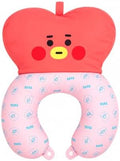 LINE FRIENDS Official BT21 Baby Tatton Reversible Neck Pillow - TATA, 2-Side Travel Neck Pillow Cushion for Airplane, Road Trip Essentials, Kpop Merch, Gift for Girls and Kpop Fans, 1 Count by LINEFriends