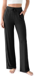 ODODOS Women's Lounge Pants with Pockets Drawstring Lightweight Loose Comfy Casual Pajama Pants-28/30" Inseam by ODODOS