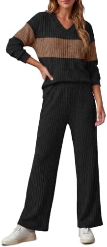RUMIA Lounge Sets for Women Cozy Travel Matching Sweater Fall Outfits - Image 4