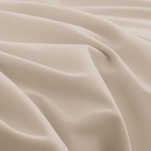 Mocassi Queen Size 4-Piece Bed Sheet Set - 1800 Premium Hotel Quality Microfiber 18-24 Inches Extra Deep Pocket Fitted Sheet- Luxury Soft, Breathable, Wrinkle, and Fade Resistant, Cream - Image 7