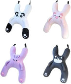 Fit for Car Neck Pillow - Sleep Aid for Travel - Cute Cartoon Design(Pink) - Image 5