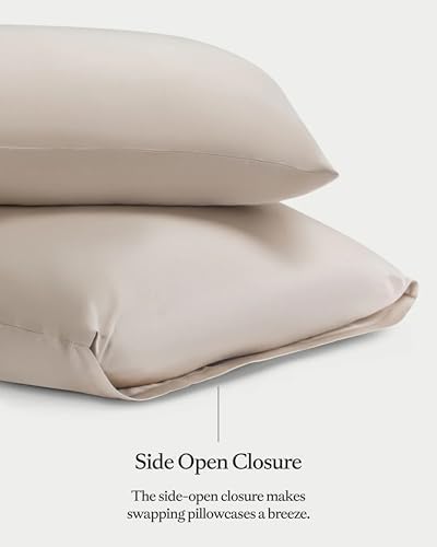 Cozy Earth King Pillowcases Made of 100% Viscose from Bamboo, Set of 2 - Image 3