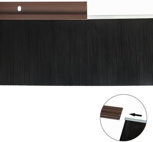 9-Pack Retsun Garage Door Brush Seal, 39.37" L x 2.5" W, Total 29.53 FT - Image 7