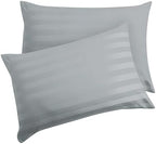 Pillow Protector King Size 100% Egyptian Cotton Pillow Covers Set of 4 by ShunjieHome