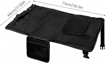 Toddler Travel Bed, Toddler Airplane Bed, Lightweight Airplane Foot Hammock with Storage Bag, Adjustable Travel for Flights - Black - Image 3