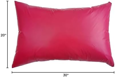 2pcs PU Waterproof Pillowcases with Zipper Pillow Protectors, Dust Proof, Grease Proof, Dog Proof, Extends Pillow Life, Utility Patent Pillow Covers, Beddings (Queen(20"*30"), Rose Red) - Image 7