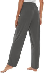 WiWi Pajama Pants for Women Viscose from Bamboo Super Soft Wide Leg Cooling Sweatpants Drawstring Bottoms Sleep Pj Pant S-XXL - Image 2