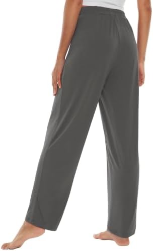WiWi Pajama Pants for Women Viscose from Bamboo Super Soft Wide Leg Cooling Sweatpants Drawstring Bottoms Sleep Pj Pant S-XXL - Image 2