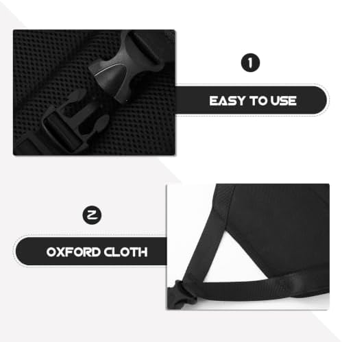 Office Footrest Adjustable Foot Hammock Oxford Cloth for Airplane Travel - Image 3