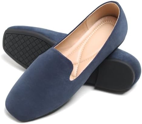 SAILING LU Women's Pointy Toe Ballets Flats PU Leather - Image 4
