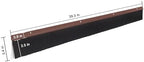 10-Pack Retsun Garage Door Brush Seal, 39.37" L x 2.5" W, Total 32.8 FT - Image 2