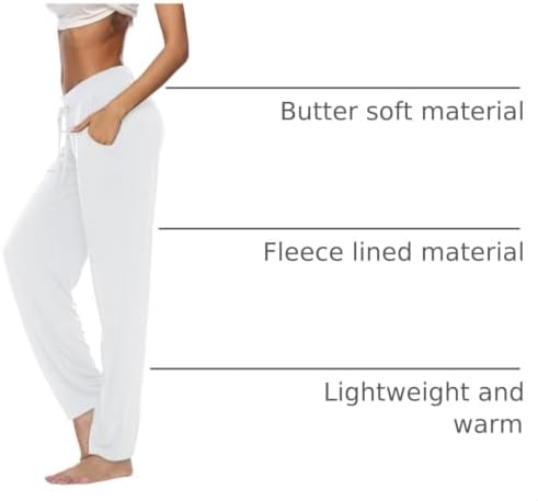 DIBAOLONG Womens Yoga Pants Wide Leg Comfy Drawstring Loose Straight Lounge Running Workout Legging - Image 4