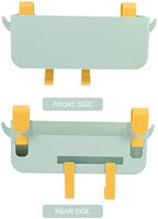 Light Green Bedside Hanging Storage Basket with Multi-pockets - Image 6