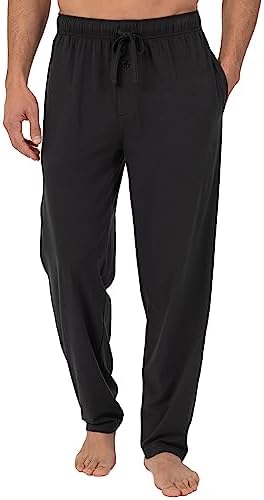 Fruit of the Loom Men's Extended Sizes Jersey Knit Sleep Pajama Lounge Pant (1 & 2 Packs) - Image 3
