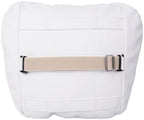 Quintor Genuine Nappa Leather Car Neck Pillow Custom Fit for Model 3/Y/S/X, Adjustable Headrest Cushion for Driving Support and Relaxation, 2-Pack Gift Set (White) - Image 5